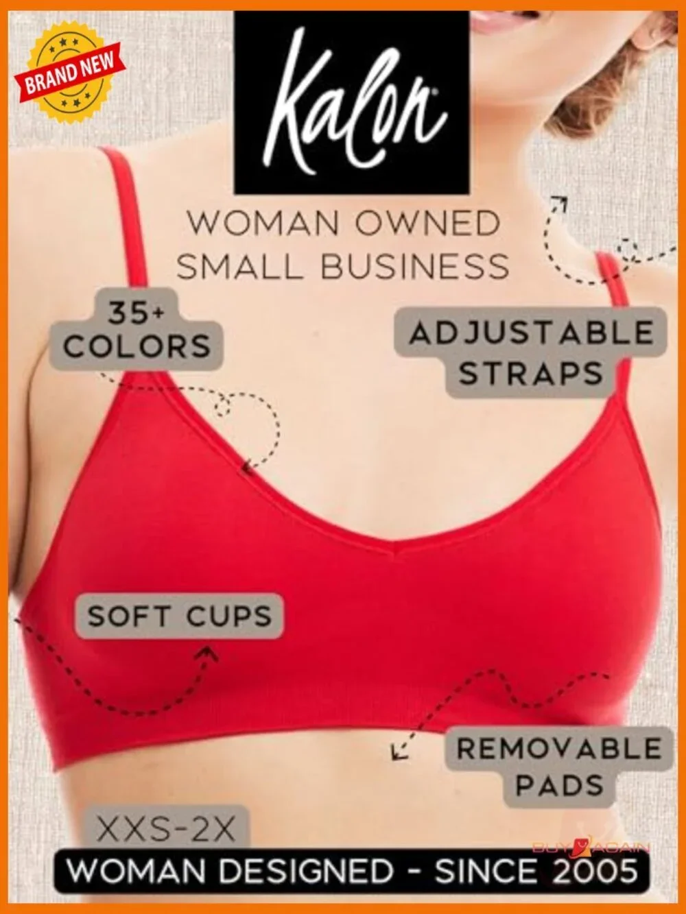 4 Pack Demi Padded Bralette Wireless Comfortable Bra